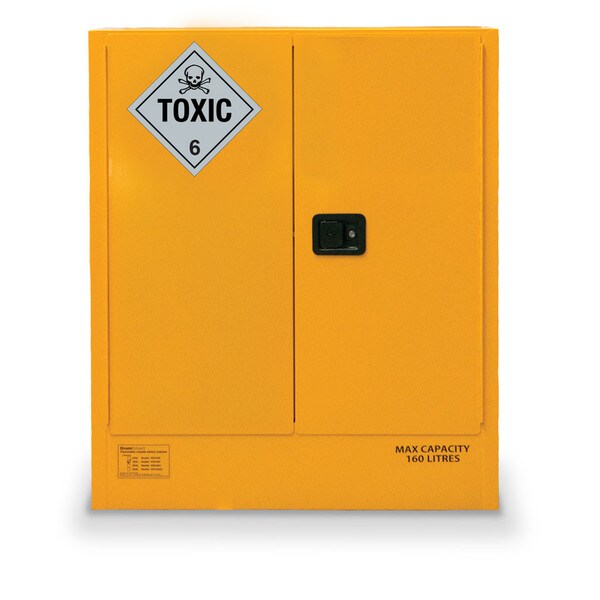 TSC160 | Toxic Storage Cabinet 160L | Toxic substance storage | safety cabinet | safe storage | class 6 | Ecospill Brisbane Sydney Melbourne Perth Adelaide North Queensland | ACT | Australia | best d